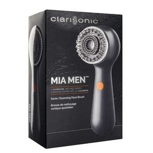 Clarisonic Mia Men + Charcoal Infused Brush Head Sonic Cleansing Face Brush NIB